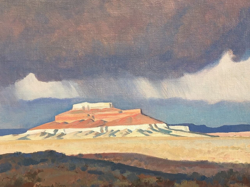 1875-Maynard Dixon - Tuono su Shiprock - Steven Stern Fine Arts